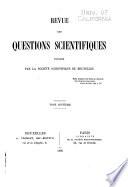 Revue des questions scientifiques