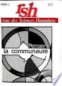 Revue des sciences humaines