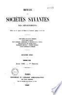 Revue des sociétés savantes de la France et de l'étranger