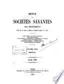 Revue des sociétés savantes de la France et de l'etranger