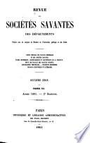 Revue des sociétés savantes des départements