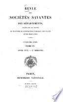 Révue des sociétés savantes des départements