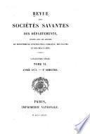 Revue des sociétés savantes des départements