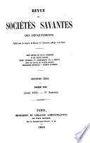 Revue des sociétés Savantes des Departments