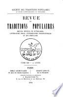 Revue des traditions populaires