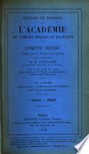 Revue des travaux et comptes rendus de ses séances