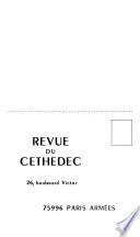 Revue du CETHEDEC.