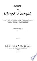 Revue du clergé français