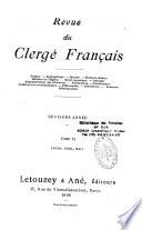Revue du clergé français