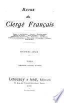 Revue du clergé français