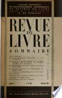 Revue du livre