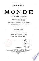 Revue du monde catholique