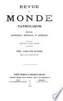 Revue du monde catholique