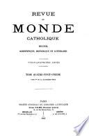 Revue du monde catholique