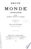 Revue du monde catholique