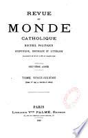 Revue du monde catholique