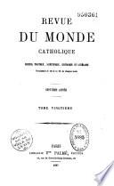 Revue du monde catholique