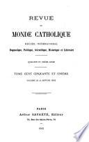 Revue du monde catholique