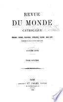 Revue du monde catholique
