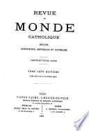 Revue du monde catholique