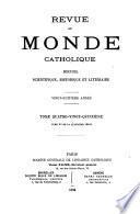 Revue du monde catholique
