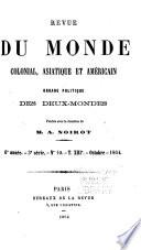 Revue du monde colonial, asiatique et américain