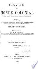 Revue du monde colonial, asiatique et américain