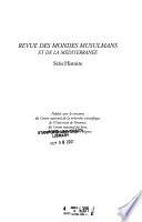 Revue du monde musulman et de la Méditerranée