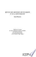 Revue du monde musulman et de la Méditerranée