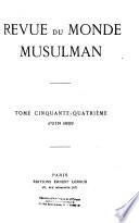 Revue du monde musulman
