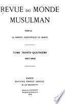 Revue du monde musulman