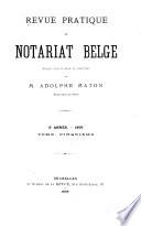 Revue du notariat belge