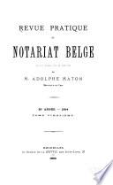 Revue du notariat belge