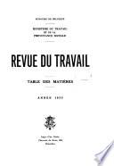 Revue du travail