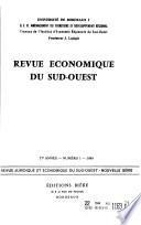 Revue économique du Sud-Ouest
