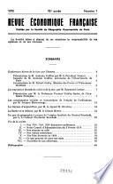 Revue économique française