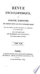 Revue encyclopédique