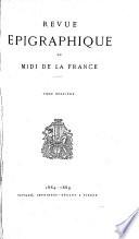 Revue épigraphique