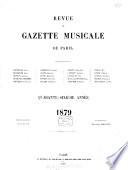 Revue et gazette musicale de Paris