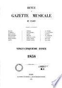 Revue et gazette musicale de Paris