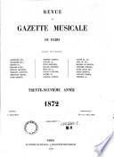 Revue et gazette musicale de Paris