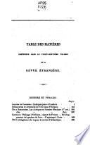 Revue étrangére de la littr̄ature, des sciences et des arts