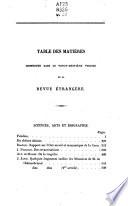 Revue étrangére de la littr̄ature, des sciences et des arts