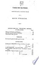 Revue étrangére de la littr̄ature, des sciences et des arts