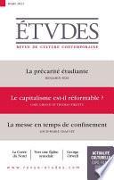 Revue Etudes : Le capitalisme est-il réformable? - Gaël Giraud et Thomas Piketty