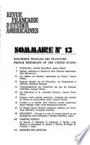 Revue Française D'études Américaines
