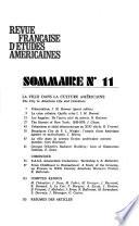 Revue Française D'études Américaines