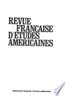 Revue Française D'études Américaines