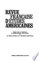 Revue Française D'études Américaines