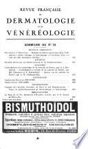 Revue française de dermatologie et de vénéreologie
